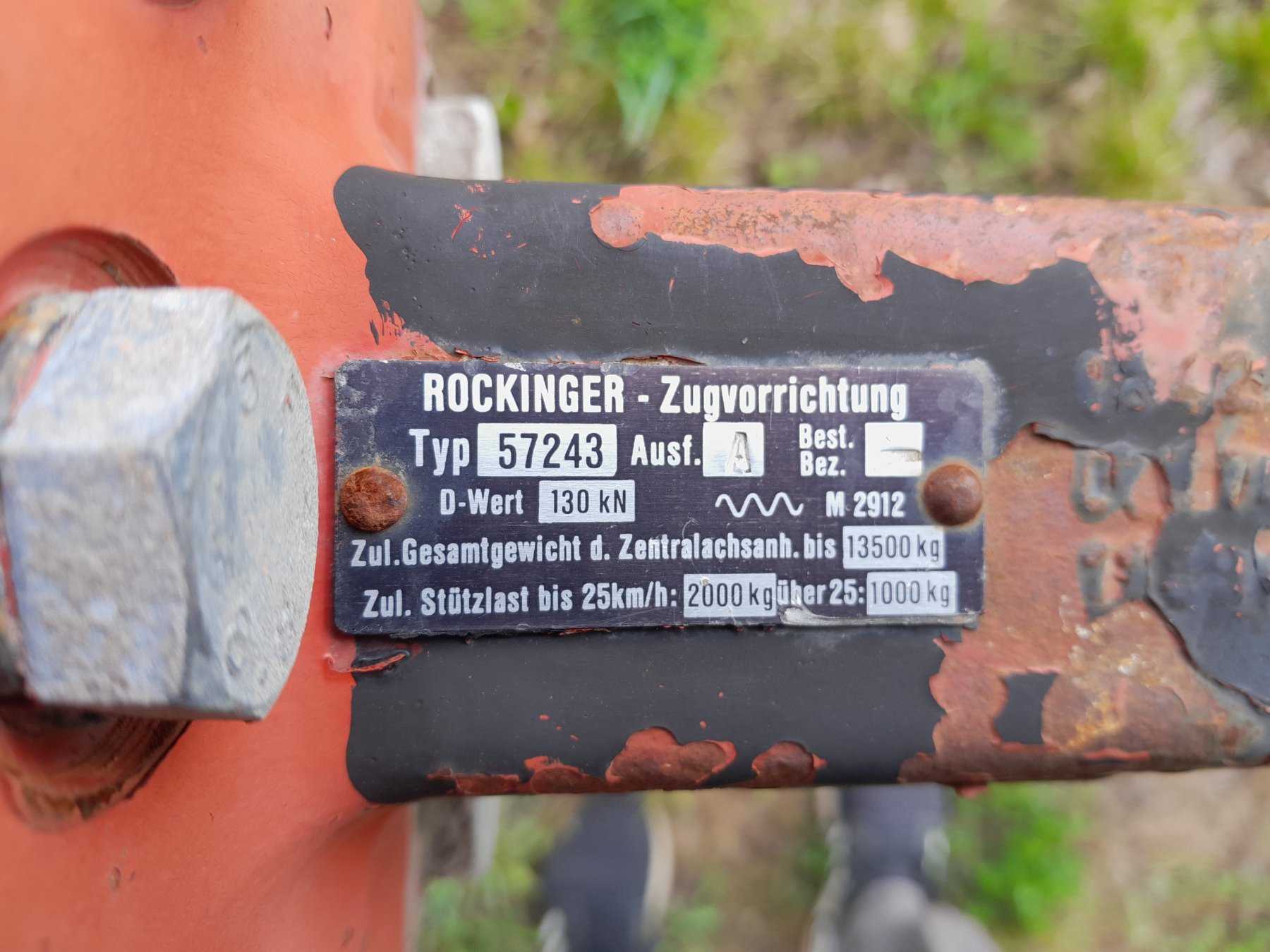 Typenschild Aufbau