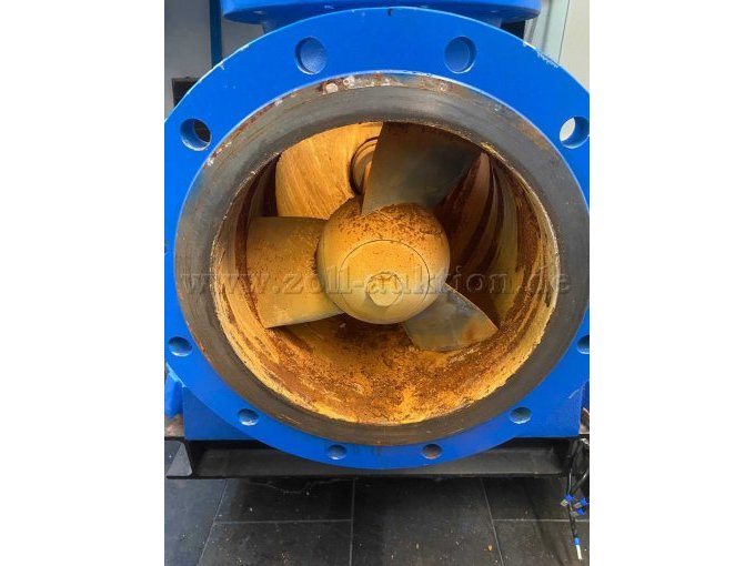 Ansicht Saugseite, Pumpenpropeller