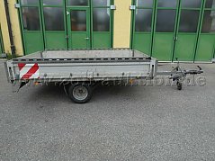 1 Böckmann Zentralachsanhänger CHSC, defekt, gebraucht: Ansicht von rechts