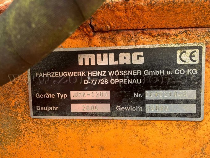 1 taludmaaimachine Mulag FME 600, onderdelenwagen – foto 8 – kavel bij Zoll-Auktion, Wilhelmshaven