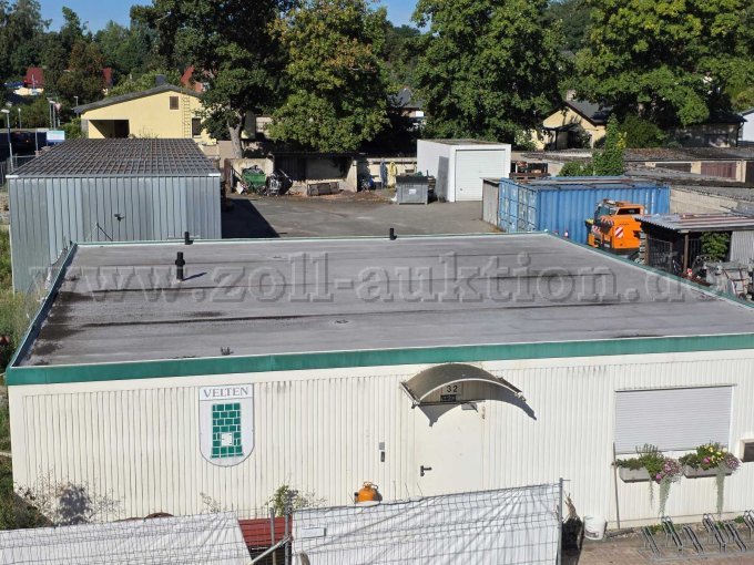 1 Büro- und Sanitärcontainerkomplex 12m x 12m – kavel bij Zoll-Auktion, Velten