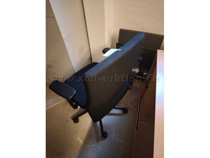 Bürodrehstuhl schwarz Rückenlehne
