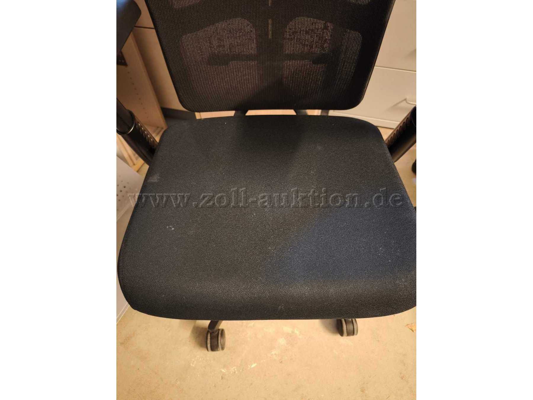 Bürodrehstuhl schwarz Sitzfläche