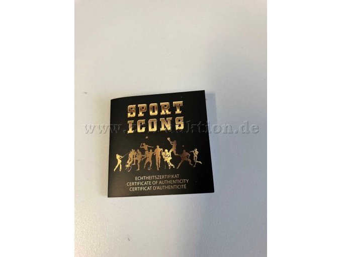 Vorderseite Echtheitszertifikat