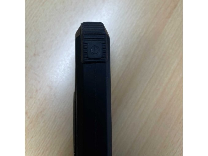 Solar Power Bank (Seitenansicht) Schalter für die Doppeltaschenlampe