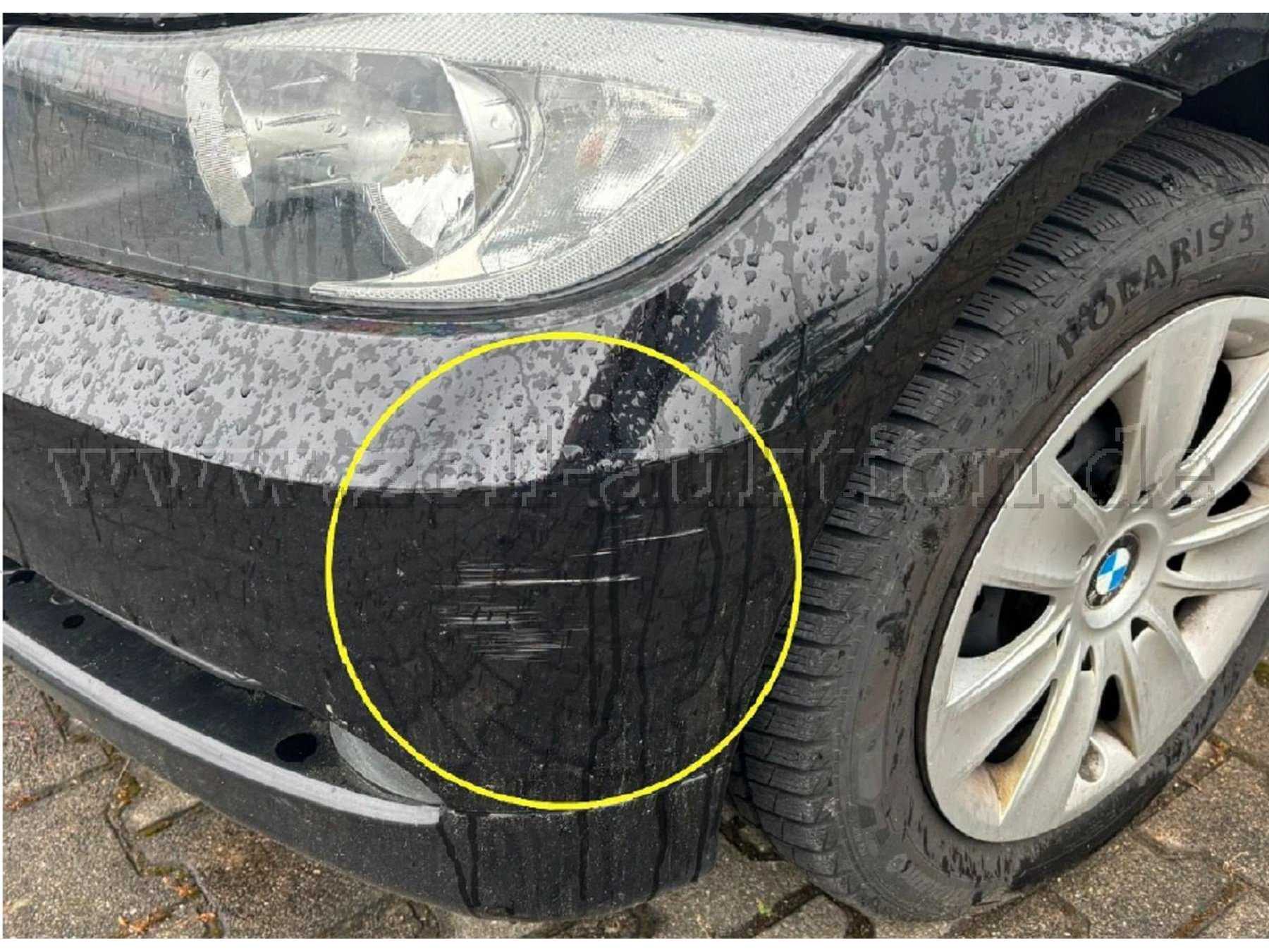 Fahrzeug vorne Kratzer