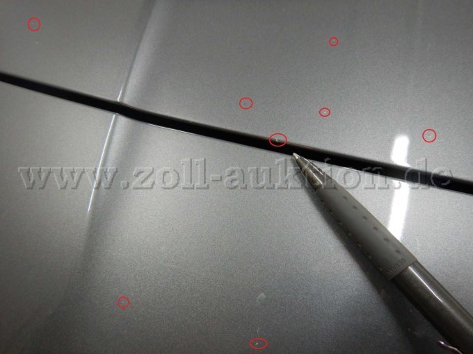 Motorhaube und Stoßfänger vorne: Steinschläge