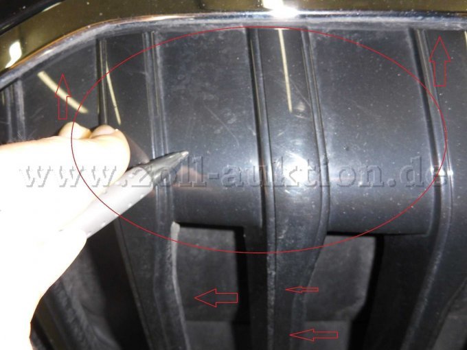 Fahrzeugfront > Kühlergrill > Niere: Kleinere Kratzer