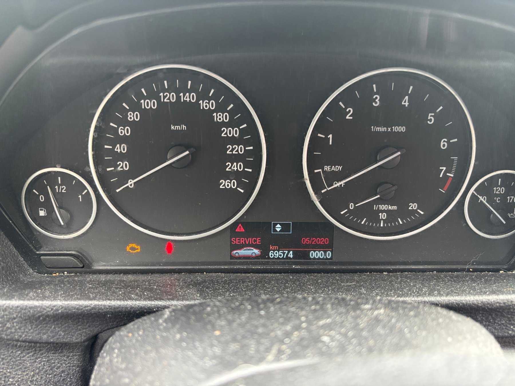 servic fällich / km-Stand