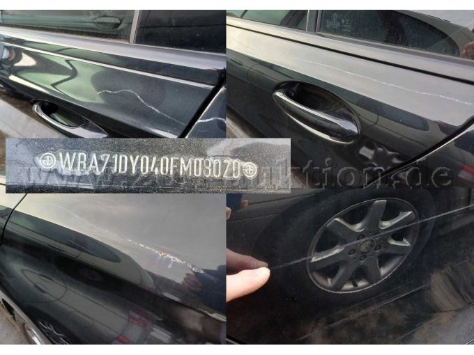 BMW 318 - Kratzer und Fahgestellnummer