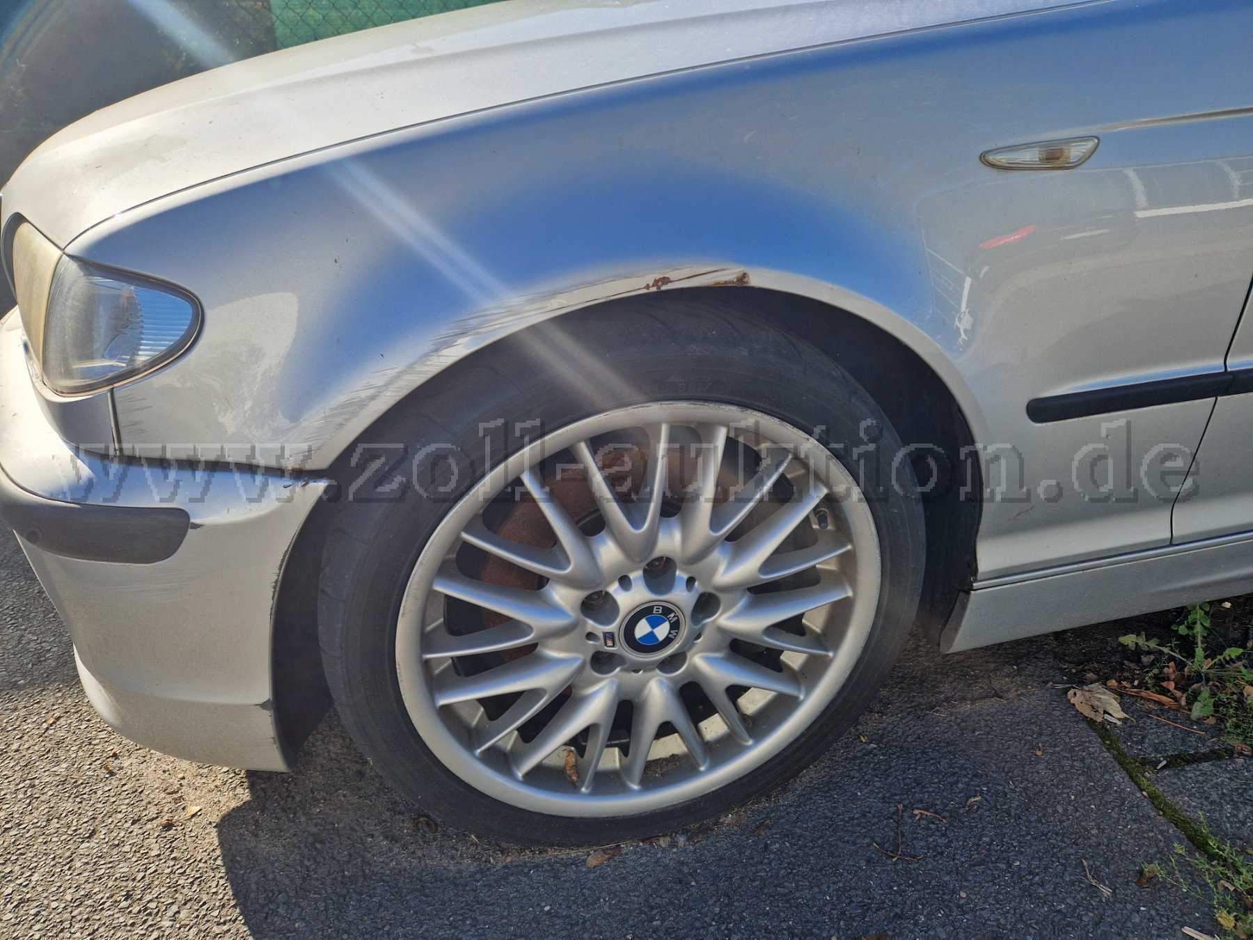 Schaden Radaufhängung Fahrerseite vorne