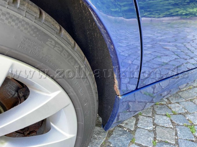 Radlauf hinten rechts außen korrodiert