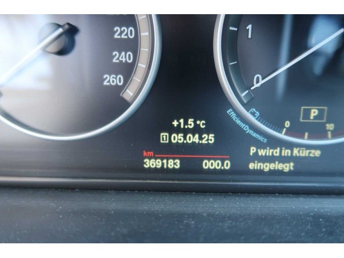 Display mit Kilometerstand