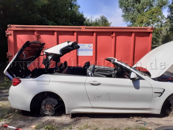 Beifahrerseite, Verdeck, Kofferraum, Motorhaube geöffnet