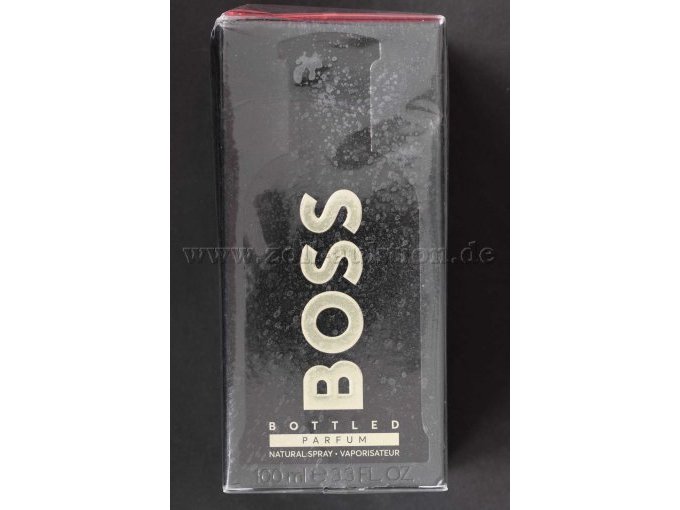BOSS Bottled Parfum, 100ml, Rückseite BOSS Bottled Parfum, 100ml, Rückseite