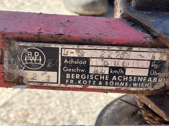 Achsentypenschild