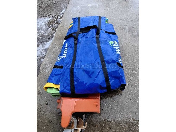 Wibit-BouncerXXL - Ansicht im zerlegten Abholungszustand