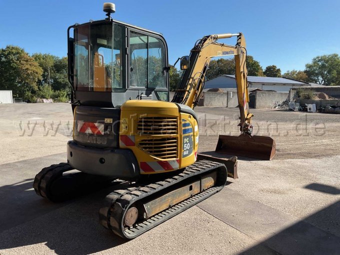 1 Bagger Komatsu PC50 MR-2 (5 Tonnen) – foto 4 – kavel bij Zoll-Auktion, Ansbach