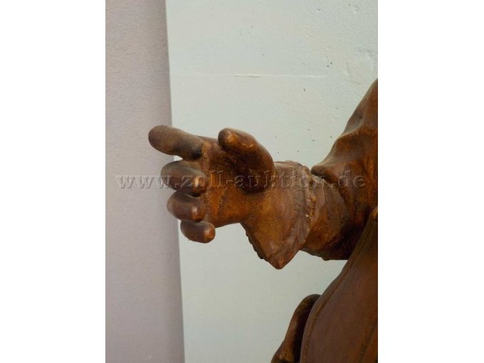 Detailansicht Hand des Bischofs