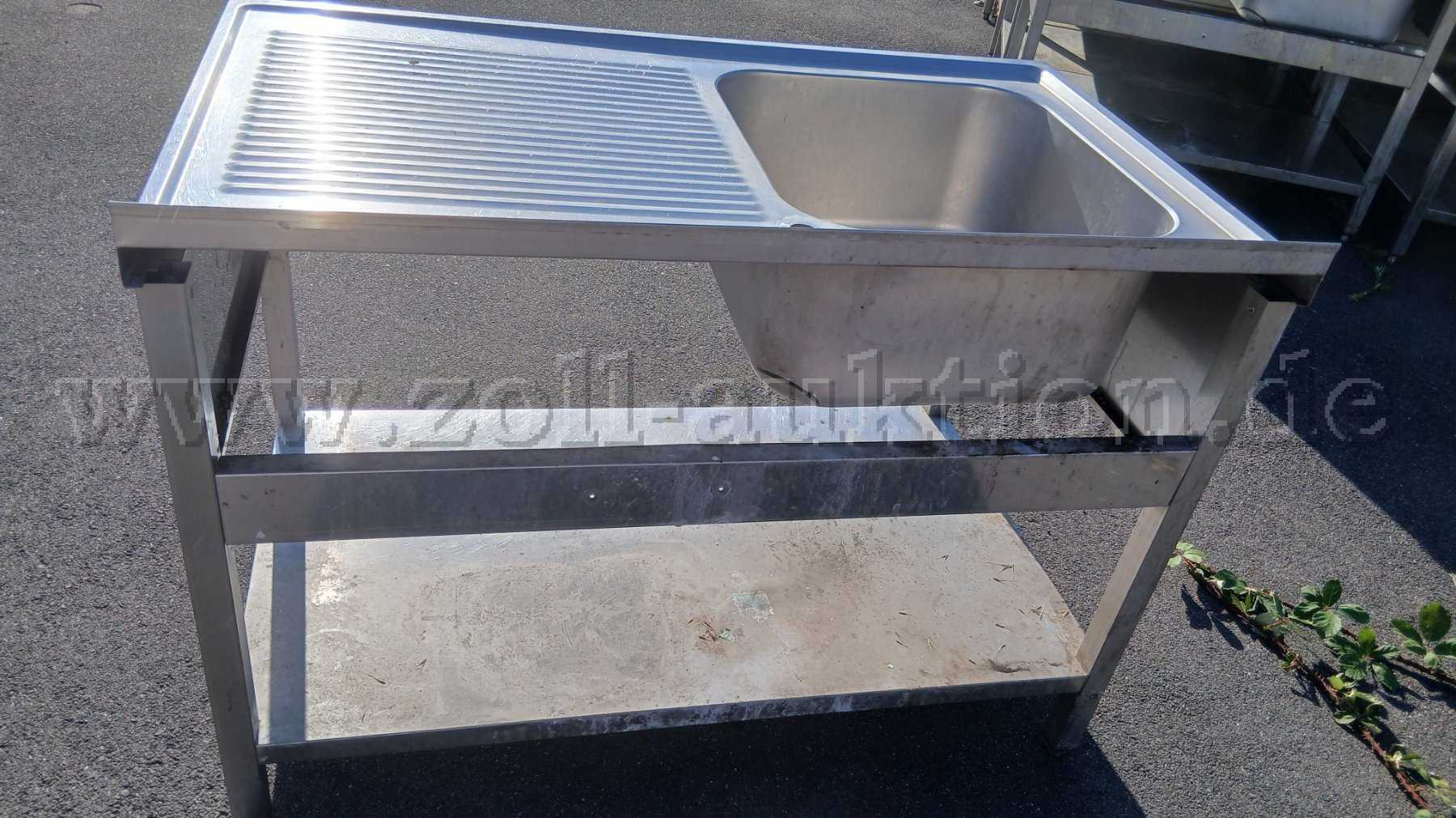 1 个 Bartscher 水槽 700，B120，左侧盆