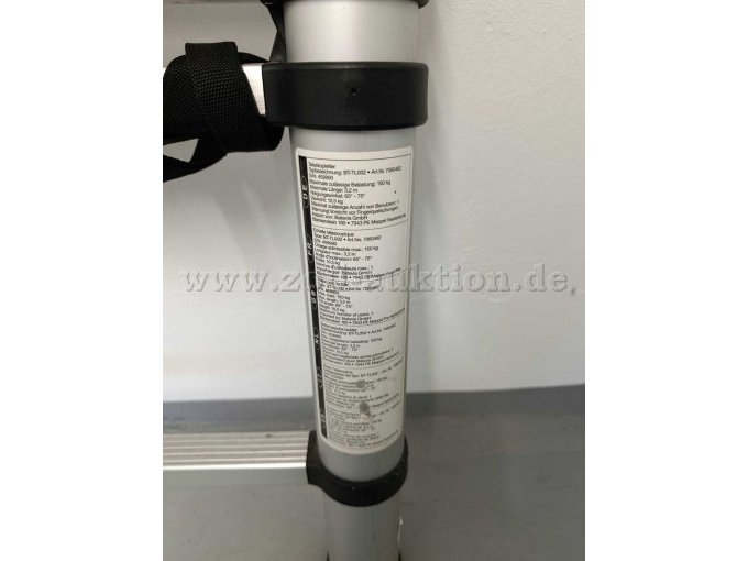 Detailansicht Aufkleber Produktdaten