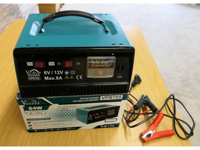 Ansicht Batterieladegerät von oben
