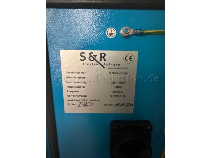 Prüfaufkleber bei Inbetriebnahme