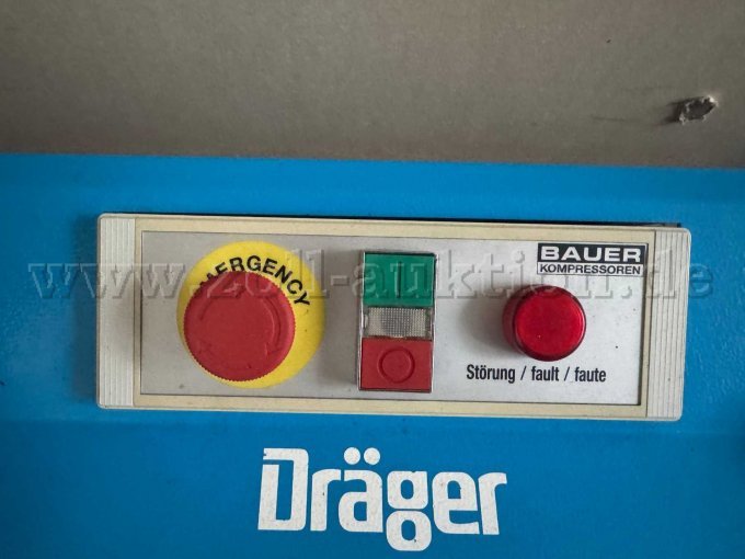 Bedienfeld Füllstation Bauer Kompressoren