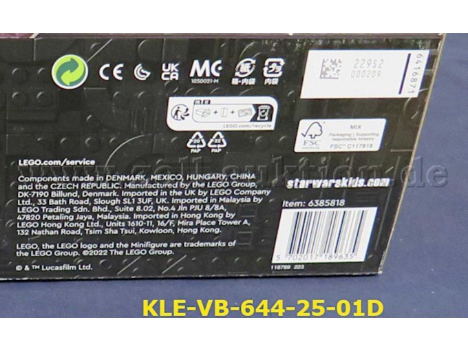 CE Kennung und EAN Nummer