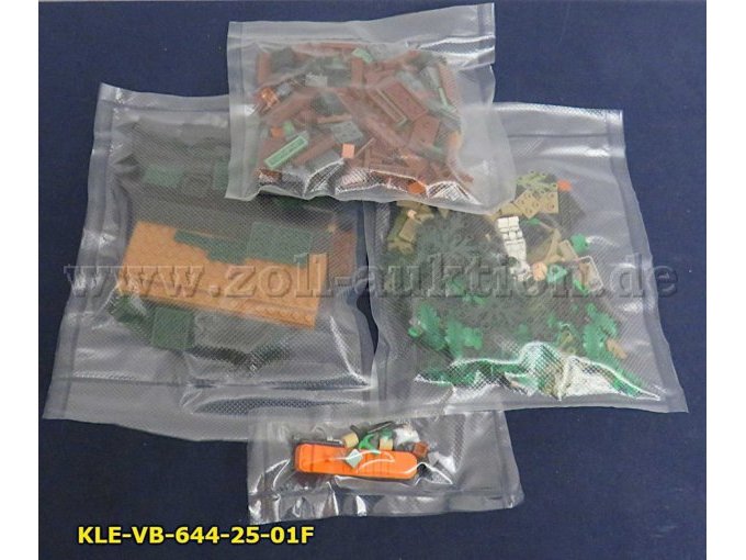 Bauteile in 4 Beutel
