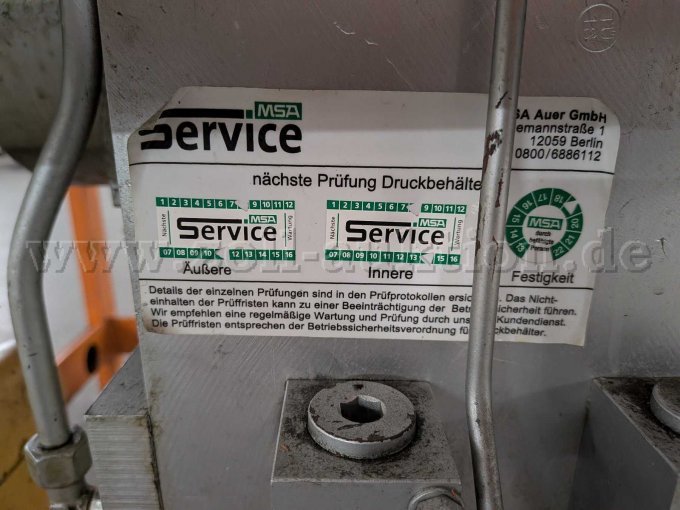 MSA Prüfaufkleber