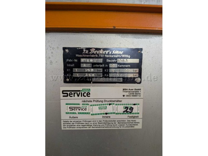 Typenschild Generator und Prüfschild MSA