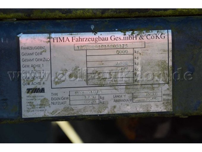 Typenschils Bauwagen