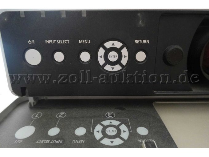 Beamer geöffnet, Nahaufnahme