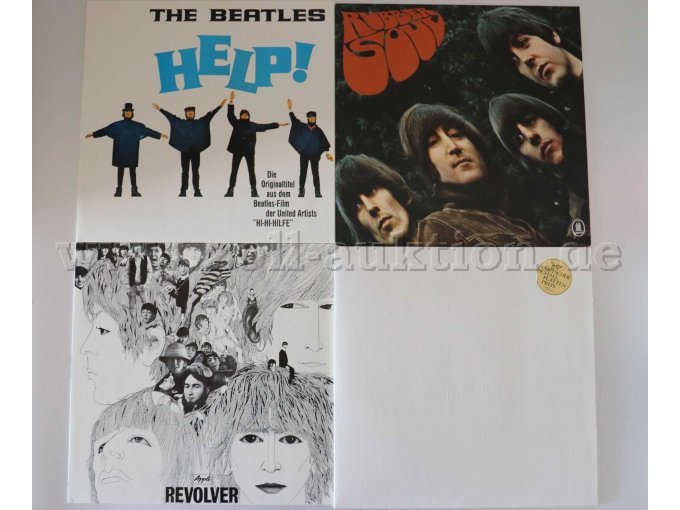 Help
Rubber Soul
Revolver
The Beatles (White Album, 2 LP)
Vorderseite