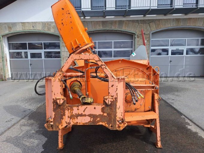 Ansicht von hinten, Zapfwellenantrieb in Verbindung mit Hydraulikantrieb