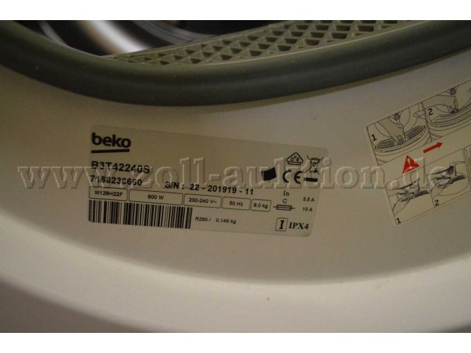 Typenschild mit CE-Kennung