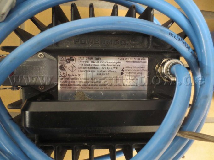 Powermoon Typschild