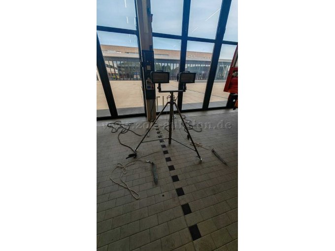 Beleuchtungssatz aufgebaut