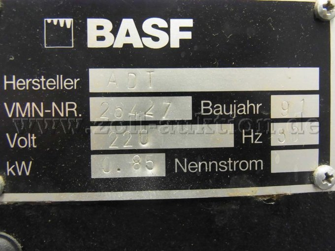 Belichter Typenschild