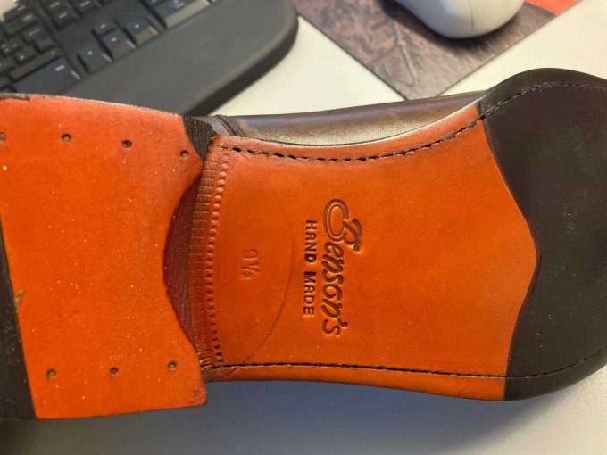1 Benson`s Herrenschuhe Gr. 9,5 braun – foto 6 – kavel bij Zoll-Auktion, Frankfurt am Main