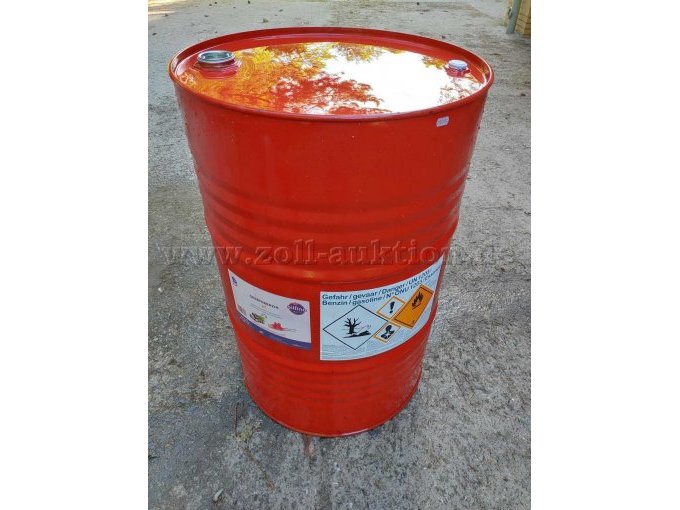 200l Benzinfass rot mit Original-Aufklebern. 200l Benzinfass rot mit Original-Aufklebern.