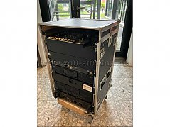 Hardcase-Ansicht hinten schräg mit eingebauten Einzelgeräten gem. Beschreibung