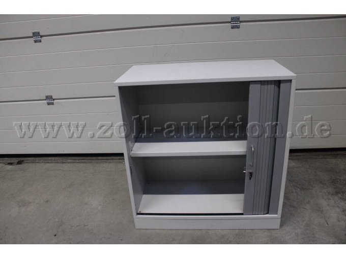 Rolltürschrank offen