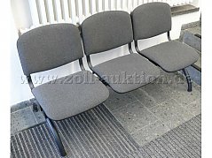 Besucherbank ISO 3-Sitzer