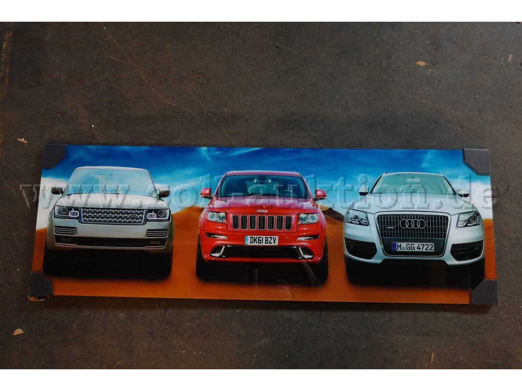 Range Rover, Jeep, Audi