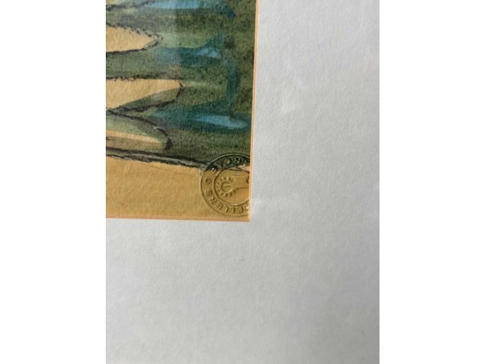 Bild Wasserzeichen/Prägestempel hochwertiges Künstler- u. Zeichenpapier Schoellers Parole