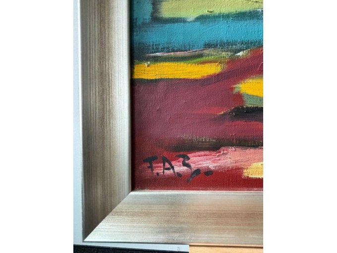 1 schilderij van kunstenaar Fred Arnus Zigldrum - Landschap in de regen - olieverfschilderij – foto 2 – kavel bij Zoll-Auktion, München