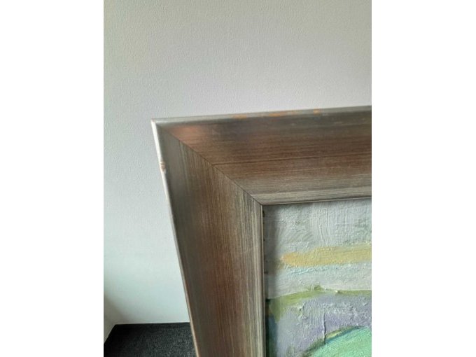 1 schilderij van kunstenaar Fred Arnus: Zigldrum – Rood eiland – olieverfschilderij – foto 4 – kavel bij Zoll-Auktion, München