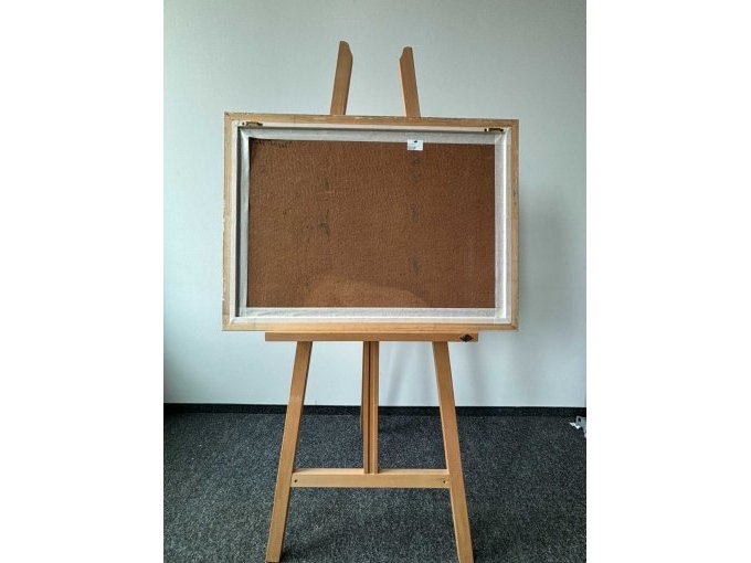 1 schilderij van kunstenaar Fred Arnus: Zigldrum – Rood eiland – olieverfschilderij – foto 3 – kavel bij Zoll-Auktion, München